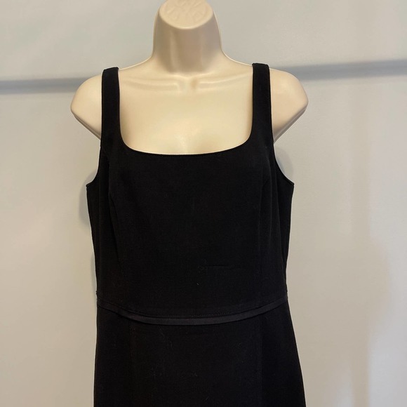 Etcetera Black Wool Tank Dress Fully Lined Back Zip Size 10 Pre-owned - Picture 2 of 6